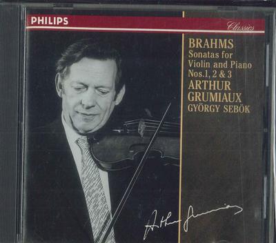 CD GRUMIAUX (ARTHUR) - Brahms: Violin Sonata (all Songs) PHCP9651 PHILIPS 1998 Japan Classical Used