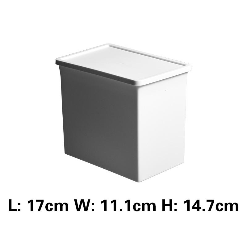 Japanese Plastic Dustproof Storage Box Drawer Closet Storage Container for Sundries Home Office Small Object Storage Organizer