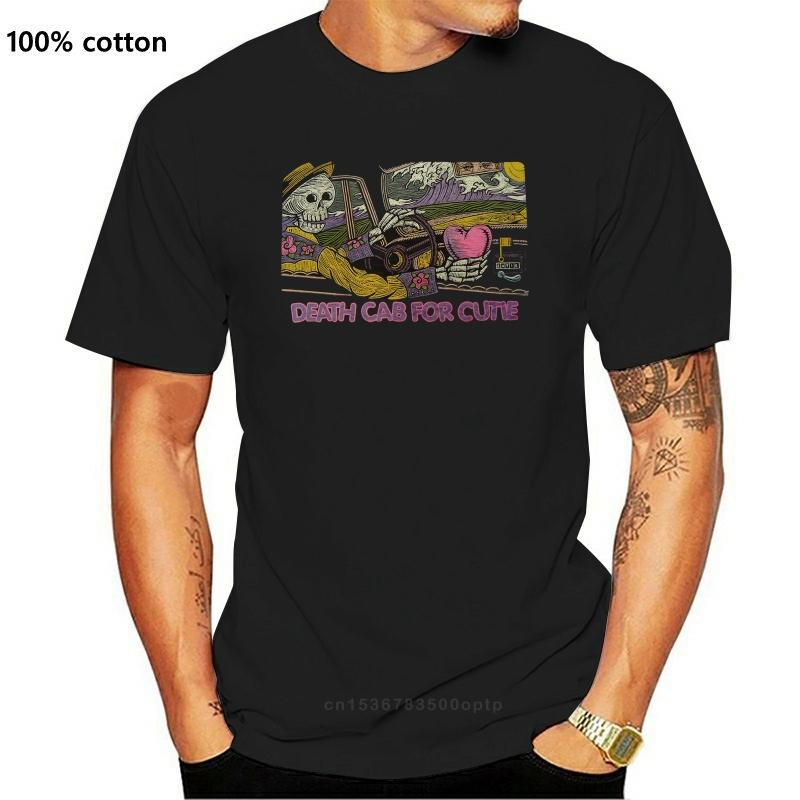 

DEATH CAB FOR CUTIE T-SHIRT TEE ALTERNATIVE ROCK BAND MODEST MOUSE High Quality Custom Printed Tops Hipster Tees T Shirt 3XL чорний