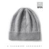 Unisex Wool & Cashmere Knit Beanie - Warm Winter Hat with Ear Protection