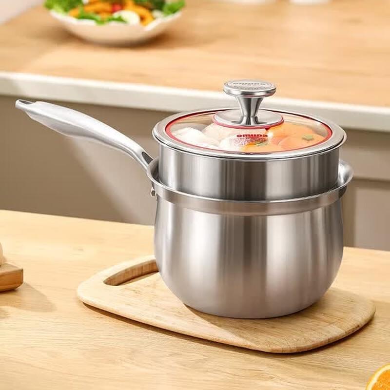 Oumeida 18cm 316 Stainless Steel Non-stick Milk/Saucepan