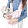 Cat Carrier Sling Bag, Soft Comfortable Cat Carrier Pouch Dog Carriers for Small Dogs Widened Shoulder Straps with Outer Pocket for Outdoor Walking