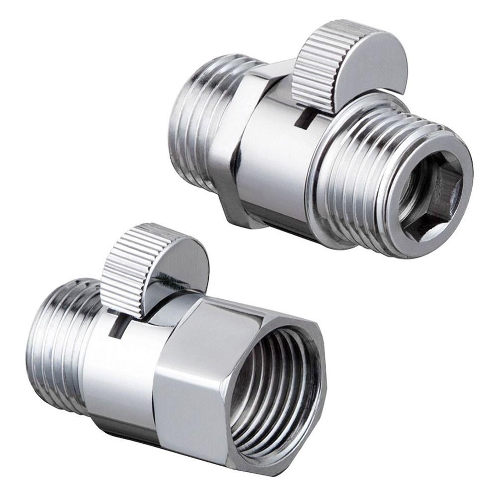 G1/2 Shower Flow Control Valve Brass Water Flow Control Valves New Water Shut-Off  Bidet Sprayer