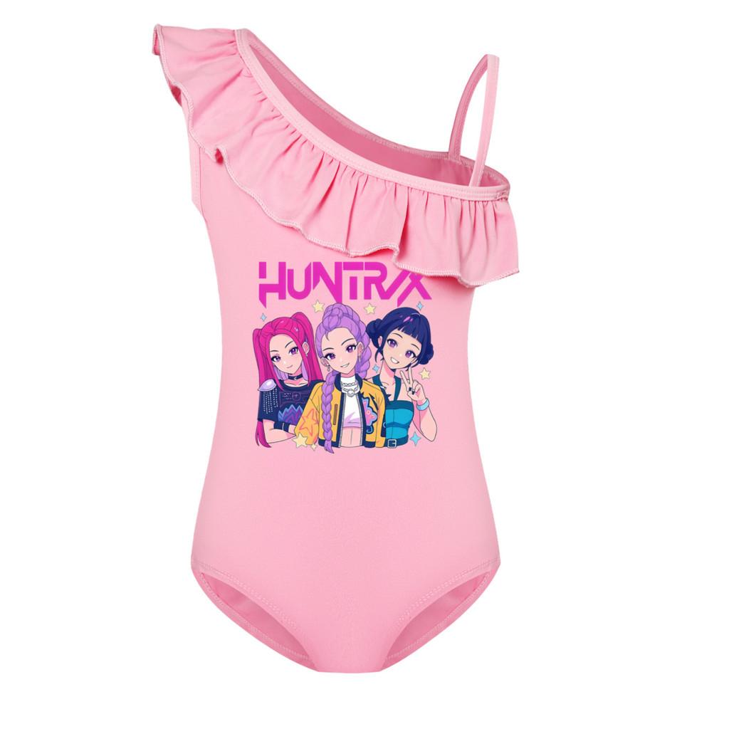 5025 Kinder Mädchen Rumi Mira Zoey Druck Badeanzug Schwimmen Einteiler Bodysuit Bademode