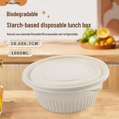 Biodegradable Corn Starch Disposable Takeaway Meal Boxes