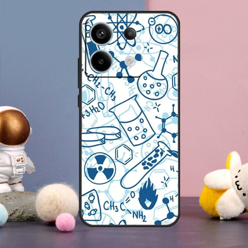 Vintage Chemistry Laboratory Case For Xiaomi Redmi Note 15 Pro Plus 10 11 12 13 14 Pro Redmi 15 15C 14C 10C 12C 13C Cover