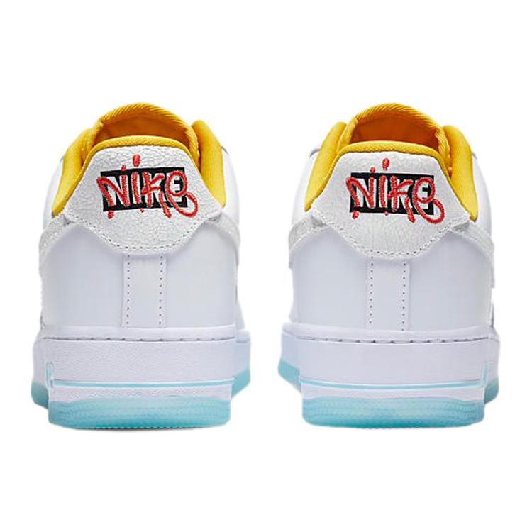 New Nike Air Force 1 Low White Dark Sulfur Women's CZ8132-100