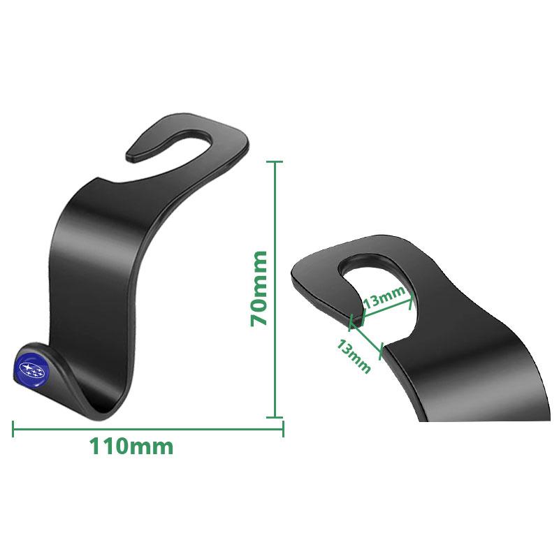 2/4Pcs Car Seat Hook Multifunctional Storage Hanger Car Styling For Subaru Impreza Legacy WRX STI BRZ Forester Ascent Levorg XV