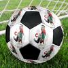 1 PZ Cristiano Ronaldo Dimensione del bordo 5 pallone da calcio PrahaPallone da calcio indoor Colorato Per tutte le età Cucito a macchina PVC Pronto per la competizione Resistente Alto rimbalzo