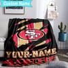 Custom Name Blanket Faithful 49ers football Blanket Bedding Blanket for Travel, Camping, Living Rooms, Offices, Sofas, Fan Christmas gift