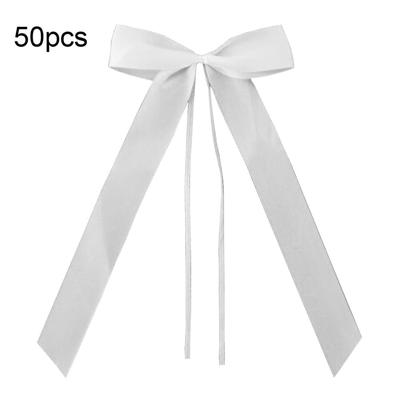 50 Peças Laços para Carro de Casamento Laços Decorativos Decoração de Carro de Casamento Cadeira Presentes Festa Buquês de Casamento Laços para Árvore de Natal artesanato