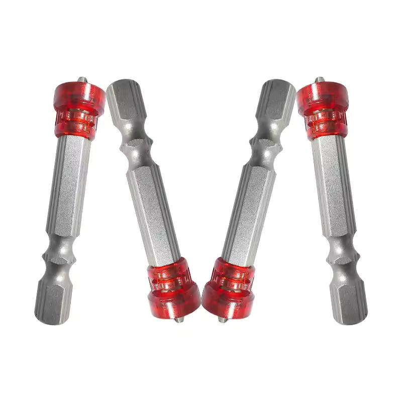 

Набор из 4 шт. S2 Инструментальная сталь Одинарные крестовые биты для отвертки с магнитными кольцами и шестигранным хвостовиком для дрели 4pcs/set