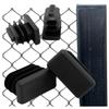 Internal cap for profile post roof 25X10 20PCS BLACK