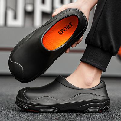 Kochschuhe Herren Frühling Wasserdicht Rutschfest Küche Schwarz Arbeitsschutz Arbeit