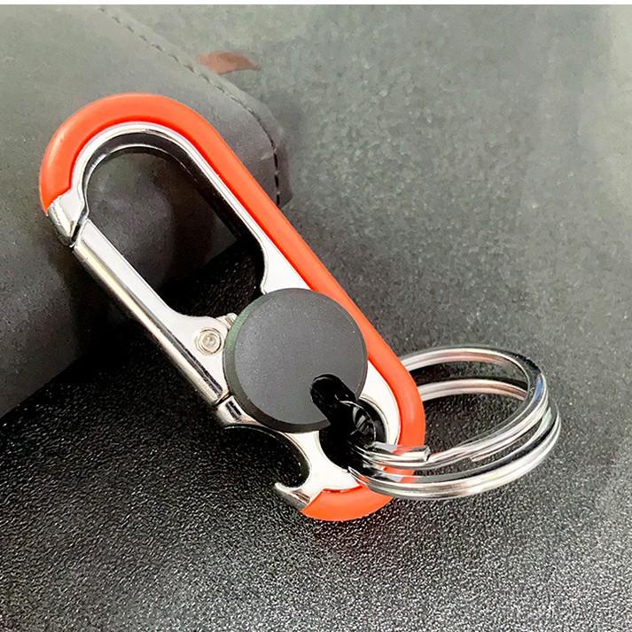 Multifunctional Metal Keychain Bottle Opener & Business Keyring Pendant Gift