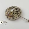 17 Jewels 3-Hand Mechanical Skeleton Hand-Wound Wristwatch Movement ETA 6498