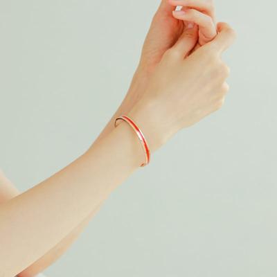 PAULVICE C-Line Cuff Red - Rose Gold PVJ004RD