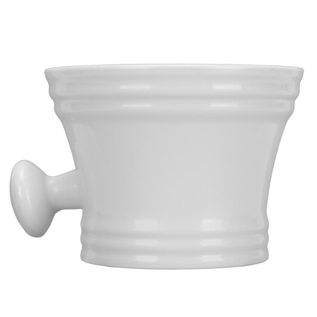 Shaving Soap Bowl Large Capacity Portable Men Shaving Mug with Handle for Home and Travel