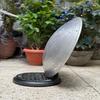 Aluminium Bearded Viking Warrior Shield  Nordic Mythology Wall Art