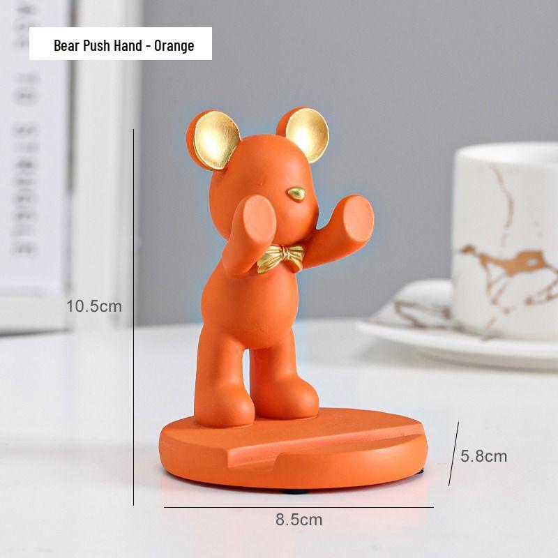 Cute Cartoon Phone & Tablet Holder: Creative Desk Ornament for Home or Office Gifts