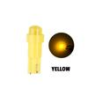 10/50pcs T5 LED W3W Car Wedge Dashboard Light Gauge Instrument Lamp Indicator Reading Light White Blue Green Yellow 12V