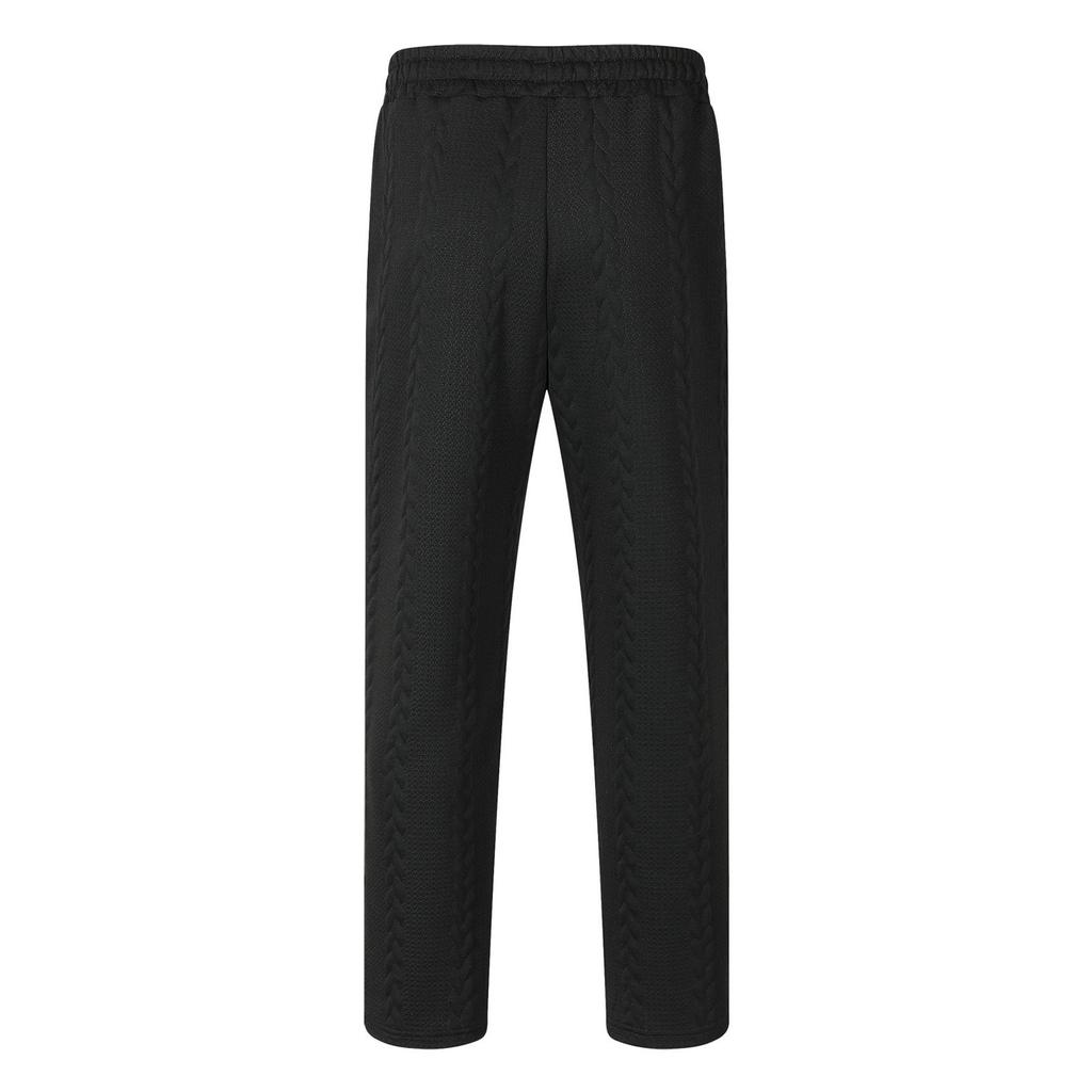 Men's American Retro Outdoor Casual Sports Solid Color Drawstring Trousers