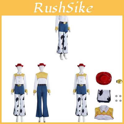 Kostium Cosplay Jessie z Toy Story z Poliestru Dla Entuzjastów Role Play Anime