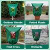 Plant Freeze Protection Cover Frost Cover with Window Zipper Drawstring Cover Bag for Plant Winter Protection