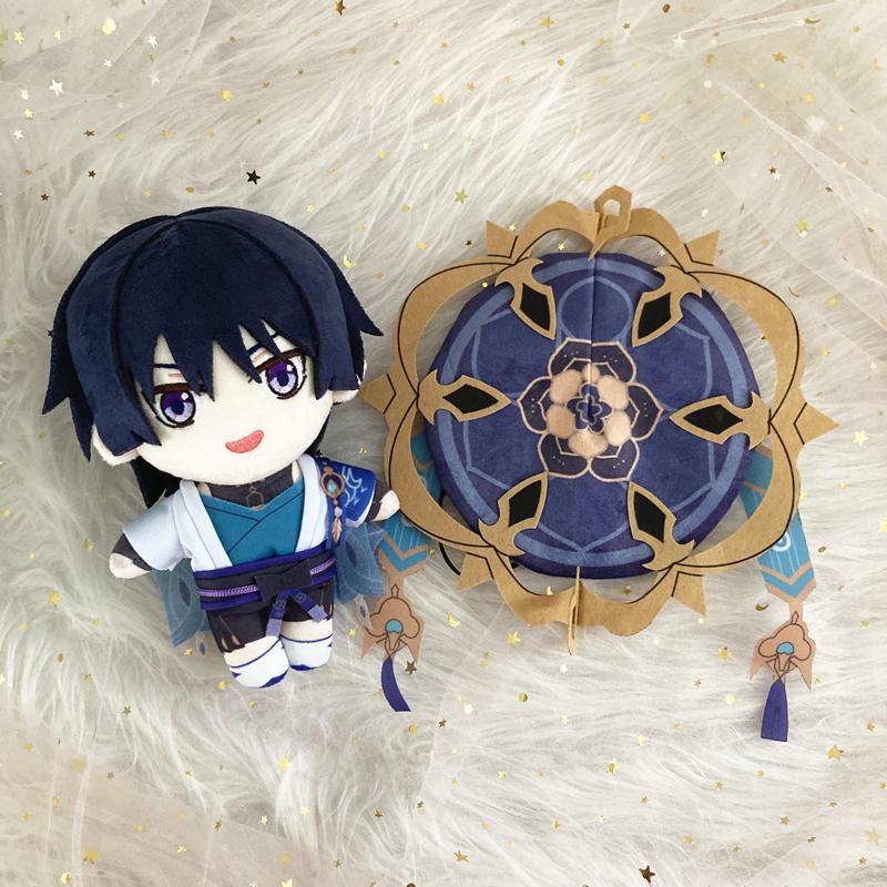 Genshin Impact Wanderer Plush Toy Soft Pillow Anime Game Character Gift