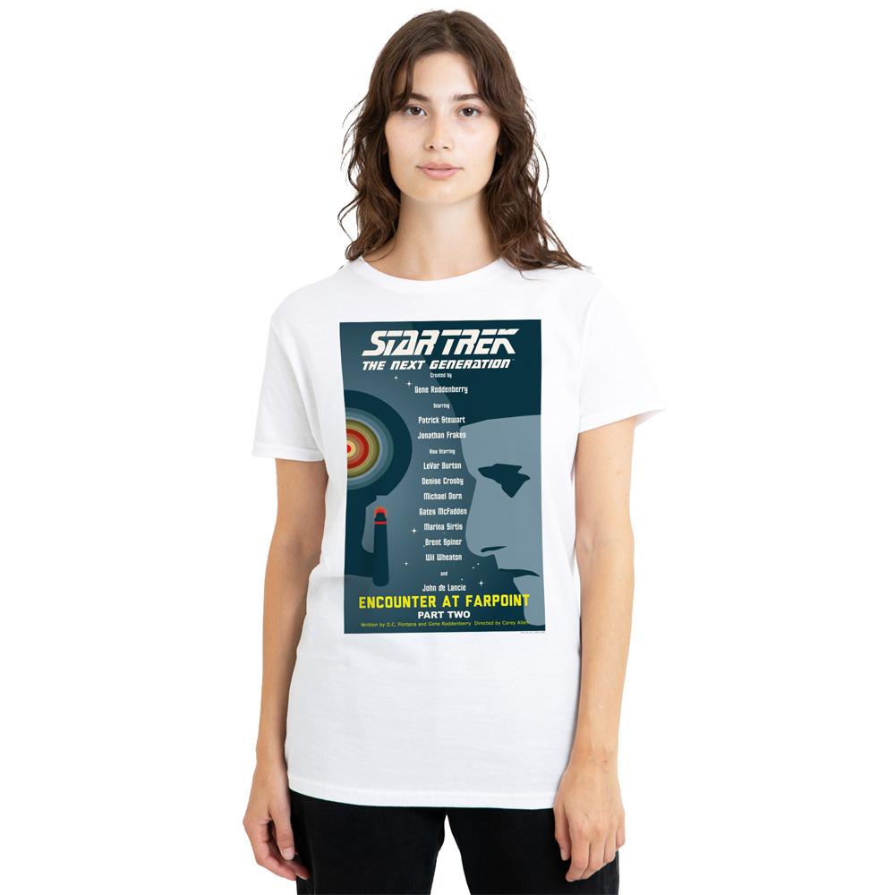 STAR TREK Unisex Adult The Next Generation Season 1 Episode 2 T-Shirt