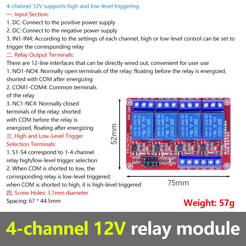 1 1 1 6 8 Channel Relay Module 1V 11V 11V Optocoupler Isolation Relay Board For Arduino