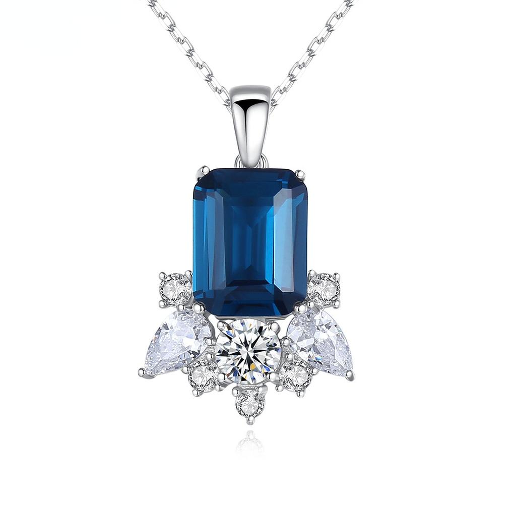 Macy's Diamond 1/4 ct. t.w. Snowflake Pendant Necklace in Sterling Silver - Macy's