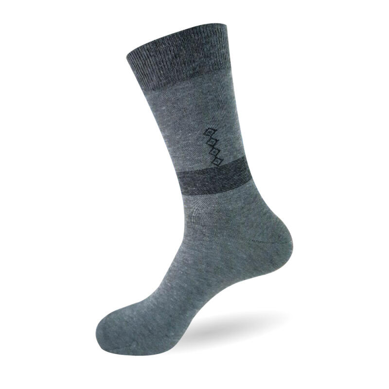 Sodilight Daily Men s Long Socks Gentleman s Suit Socks gray