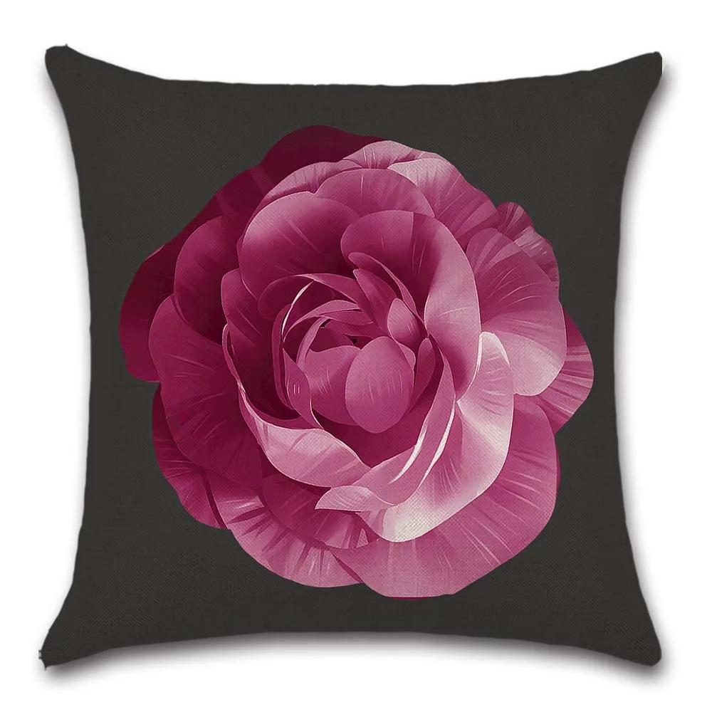 

Креативный цветочный узор наволочка для украшения интерьера офиса гостиной дома наволочка 40x40cm