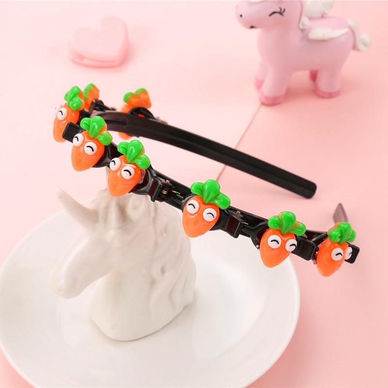 New Broken Hair Headband Female Braided Hair Artifact Multi-Layer Hollow Bangs Styling Hairpin Children's Headband Female