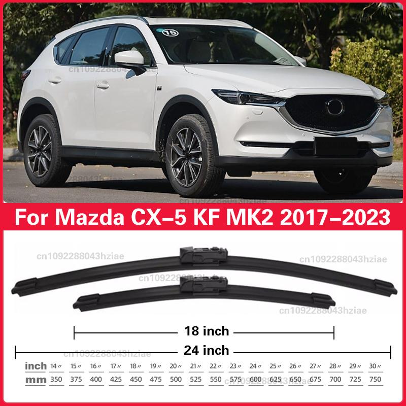 Per Mazda CX-5 CX5 CX 5 2017-2023 Spazzole Tergicristallo Anteriori 2x Accessori Finestrino Parabrezza 2018 2019 2020 2021 2022
