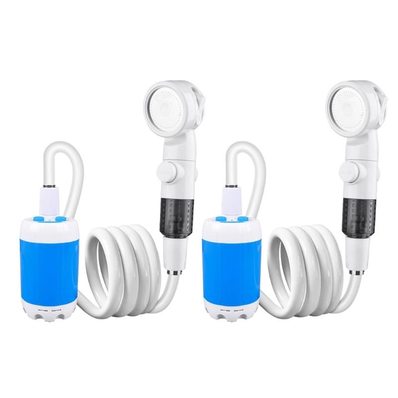 Portable Battery Power Camping Shower System High Performances Sprays Head for Outdoor Activity Pet Washing Plant