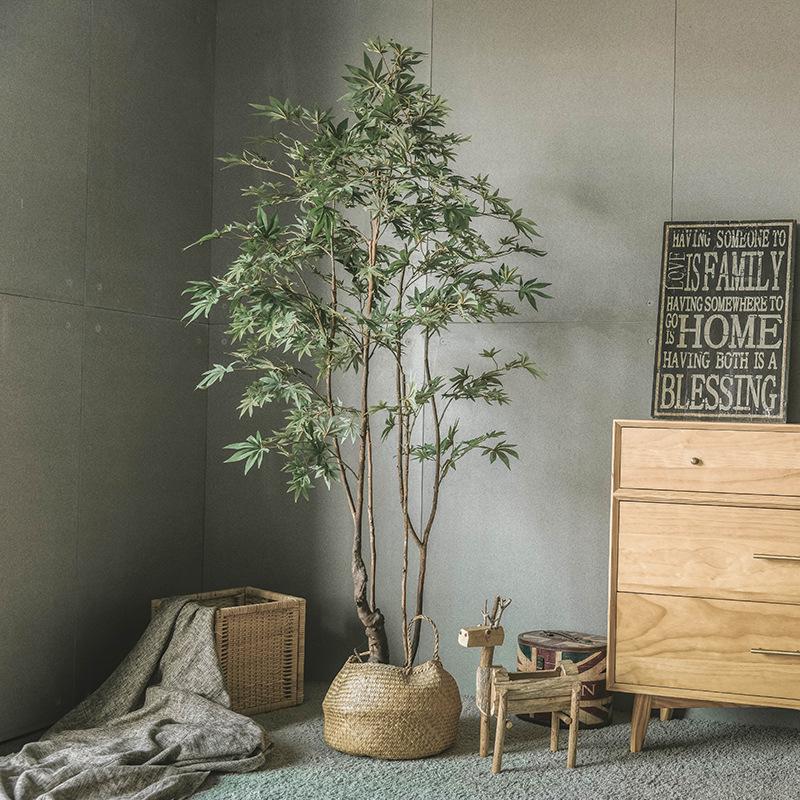 Luxury Fiddle-Leaf Fig Artificial Tree - Large Indoor Potted Plant Decor.