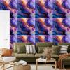 Wallpaper Ink blue, violet, navy blue and purple 50x1000