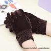 Unisex Gold Velvet Gloves for Autumn/Winter: Sports, Cycling & Driving Warmth