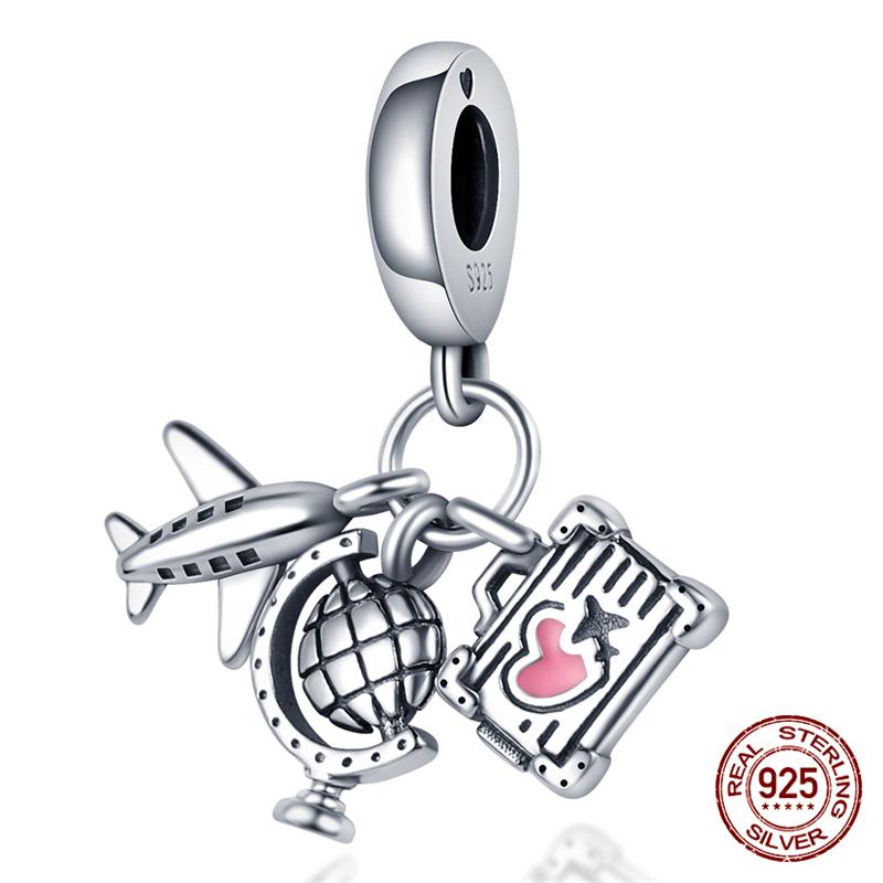100% Genuine 925 Sterling Silver Ocean Collection Seashell Turtle and Heels Charm Beaded for Original  Bracelet Bracelet