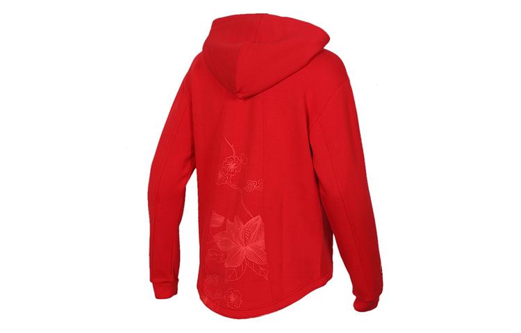adidas Kurtki Neo Damskie Czerwone z Kapturem Średnie DZ7598