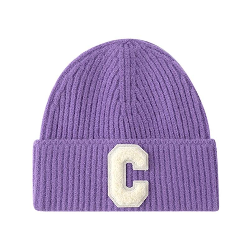 Bonnet Quotidien pour Femmes Hiver Doux Chaud Bonnet d'Hiver Crochet Bonnet de Ski Bonnets de Sommeil Bonnet Skull Cap Bonnets en Tricot Câblé