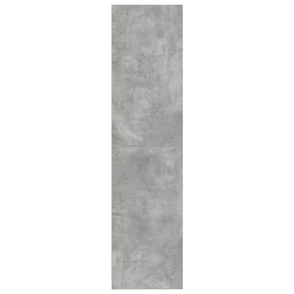 Vidaxl Wardrobe, Concrete Grey, 80X50X200 Cm