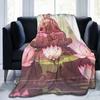 Buddha Yoga Blanket Flannel Sofa Throw Blanket Portable Throw Blankets for Home Bedroom Travel Throws Bedspread Quilt