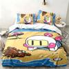 Bomberman 3pc Set Perfect for Bedroom Use Comfortable Bedding Set Includes a Duvet Cover and Two Pillowcases Ideal Birthday or Christmas Gift