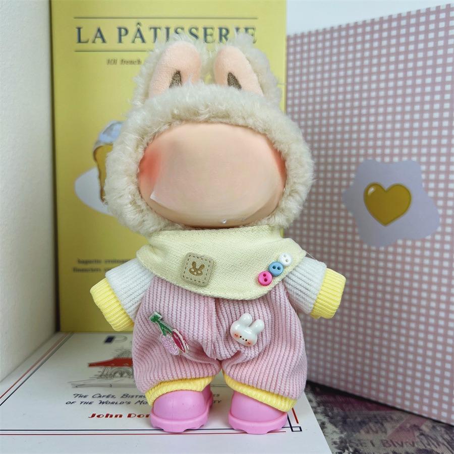 Nadaje się tylko dla 17cm Labubu Cloth, lalek winylowych, pluszaków i innych ubrań do noszenia