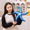 40CM Peluche Stella Marina Cuscino Bambola Simulazione Riempito Animale Marino Cuscino per Riposo Schienale Giocattolo Cartone Animato per Compleanno Regalo Festività