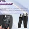 4 Button Keyless Entry Remote Control Flip Key Fob Replacement for Chevy Cruze Equinox Impala Camaro Malibu Sonic and GMC Terrain Buick Regal