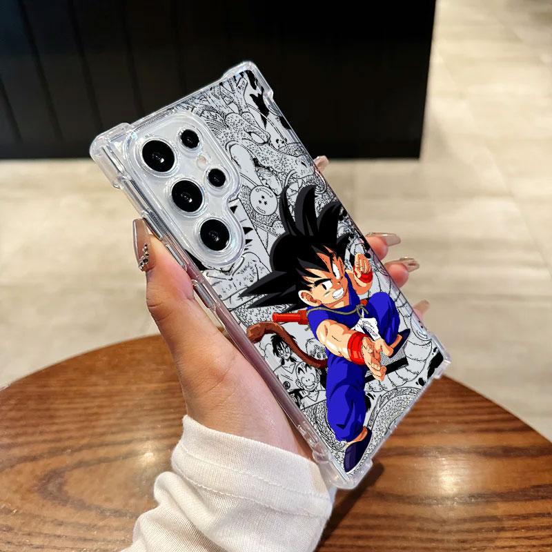 Anime Dragons Balls Goku Krillin Cute Phone Case For Samsung Galaxy S25 FE S26 S24 S23 S22 S21 S20 Ultra S26 Plus S25FE 5G Cover